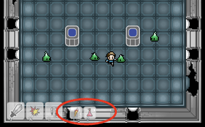 Screenshot of hotkey placement.